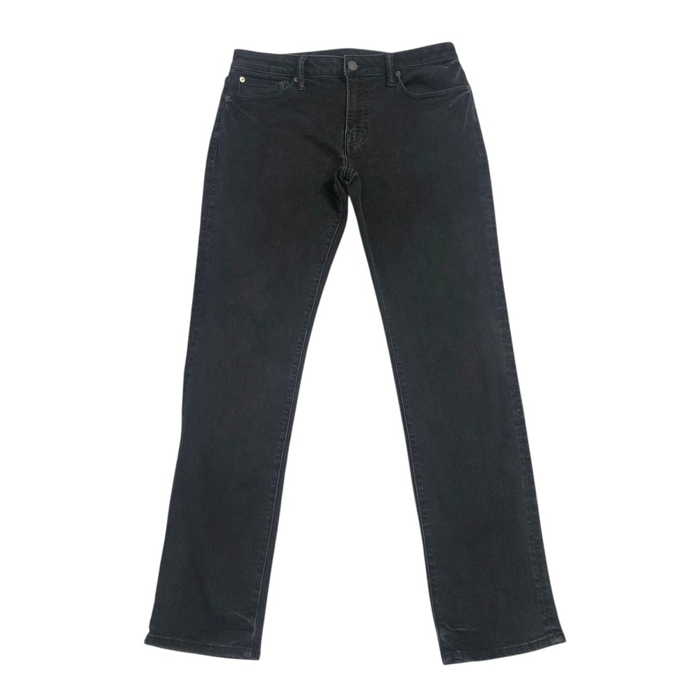 American Eagle Next Level Flex Slim Straight Jeans Black Mens 32x34 Punk Skater